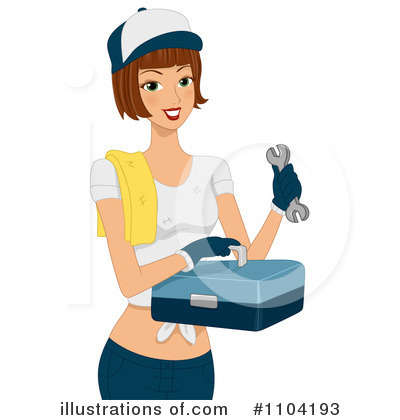 Royalty-Free (RF) Mechanic Clipart Illustration by BNP Design Studio - Stock Sample #1104193