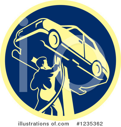 Royalty-Free (RF) Mechanic Clipart Illustration by patrimonio - Stock Sample #1235362