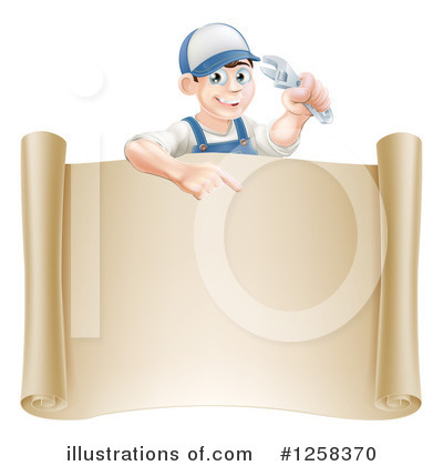 Builder Clipart #1258370 by AtStockIllustration