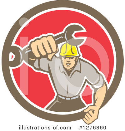 Royalty-Free (RF) Mechanic Clipart Illustration by patrimonio - Stock Sample #1276860