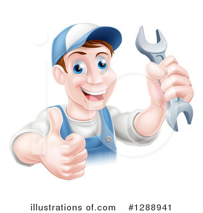 Builder Clipart #1288941 by AtStockIllustration