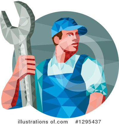 Royalty-Free (RF) Mechanic Clipart Illustration by patrimonio - Stock Sample #1295437