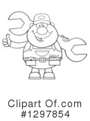 Mechanic Clipart #1297854 by Hit Toon