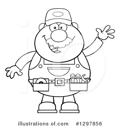 Handyman Clipart #1297856 by Hit Toon