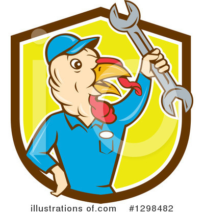 Royalty-Free (RF) Mechanic Clipart Illustration by patrimonio - Stock Sample #1298482