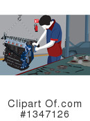 Mechanic Clipart #1347126 by David Rey