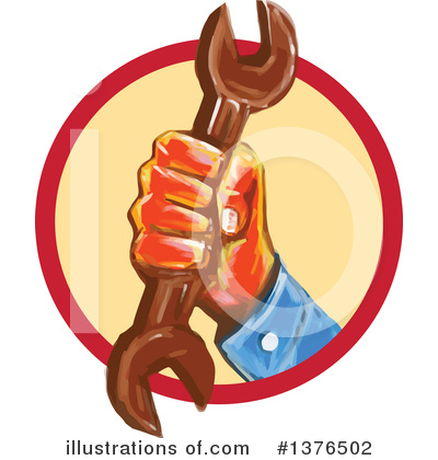 Royalty-Free (RF) Mechanic Clipart Illustration by patrimonio - Stock Sample #1376502