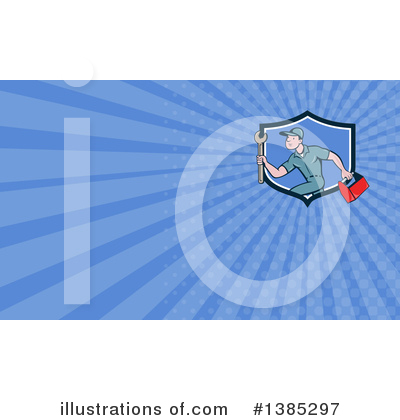 Royalty-Free (RF) Mechanic Clipart Illustration by patrimonio - Stock Sample #1385297