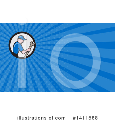 Royalty-Free (RF) Mechanic Clipart Illustration by patrimonio - Stock Sample #1411568