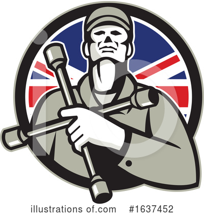 Royalty-Free (RF) Mechanic Clipart Illustration by patrimonio - Stock Sample #1637452