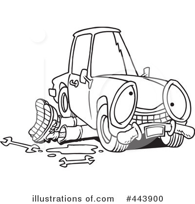 Royalty-Free (RF) Mechanic Clipart Illustration by toonaday - Stock Sample #443900