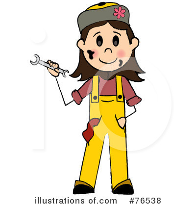 Royalty-Free (RF) Mechanic Clipart Illustration by Pams Clipart - Stock Sample #76538