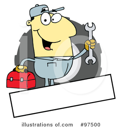 Handyman Clipart #97500 by Hit Toon