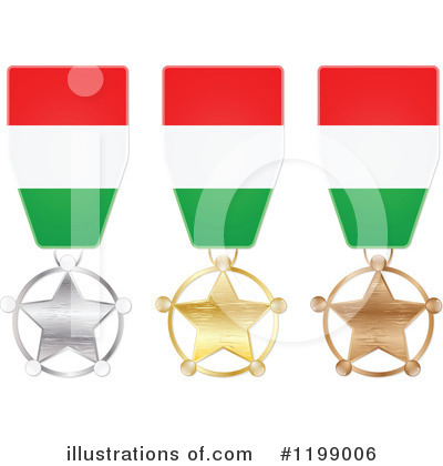 Royalty-Free (RF) Medal Clipart Illustration by Andrei Marincas - Stock Sample #1199006