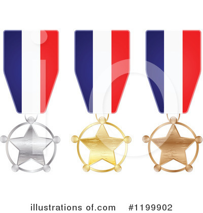 Royalty-Free (RF) Medal Clipart Illustration by Andrei Marincas - Stock Sample #1199902
