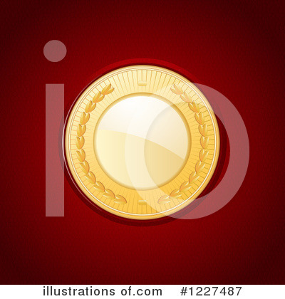 Royalty-Free (RF) Medal Clipart Illustration by elaineitalia - Stock Sample #1227487