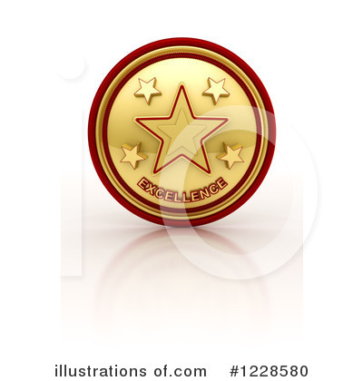 Royalty-Free (RF) Medal Clipart Illustration by stockillustrations - Stock Sample #1228580
