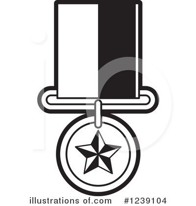 Royalty-Free (RF) Medal Clipart Illustration by Lal Perera - Stock Sample #1239104