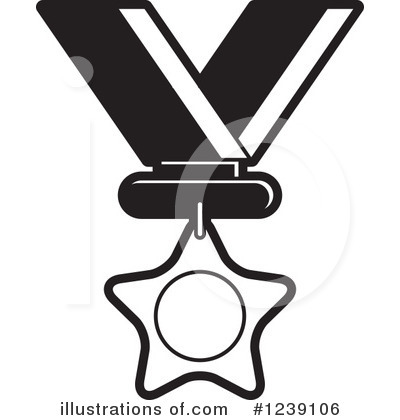 Royalty-Free (RF) Medal Clipart Illustration by Lal Perera - Stock Sample #1239106