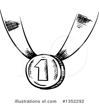Medal Clipart #1352292 by Vector Tradition SM
