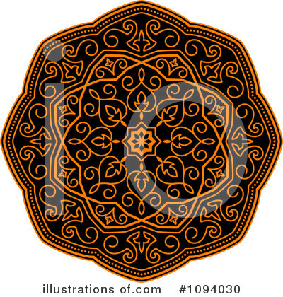 Royalty-Free (RF) Medallion Clipart Illustration by Vector Tradition SM - Stock Sample #1094030