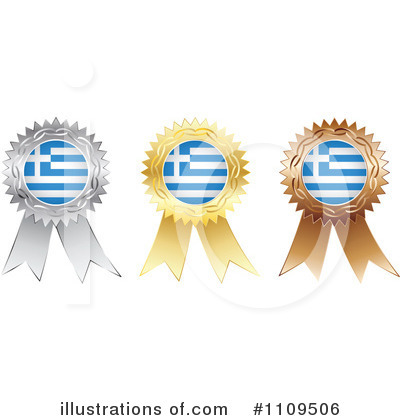Royalty-Free (RF) Medals Clipart Illustration by Andrei Marincas - Stock Sample #1109506