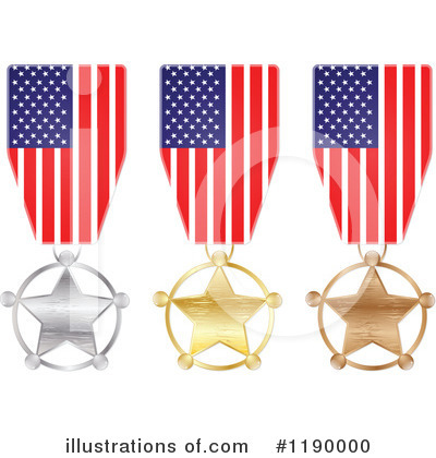 Royalty-Free (RF) Medals Clipart Illustration by Andrei Marincas - Stock Sample #1190000