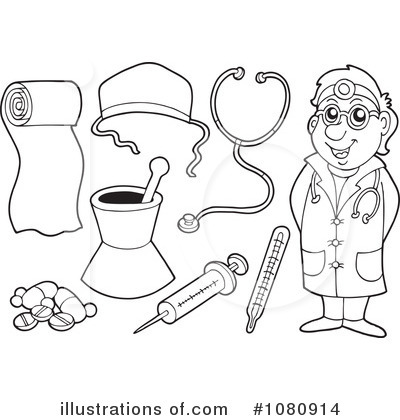 Royalty-Free (RF) Medical Clipart Illustration by visekart - Stock Sample #1080914
