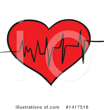 Ekg Clipart #1417518 by Vector Tradition SM