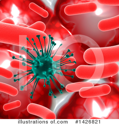 Bacteria Clipart #1426821 by KJ Pargeter