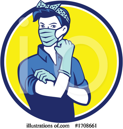 Riveter Clipart #1708661 by patrimonio