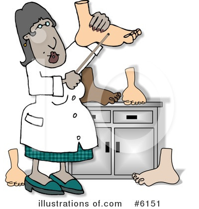 Foot Clipart #6151 by djart