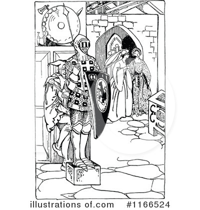 Royalty-Free (RF) Medieval Clipart Illustration by Prawny Vintage - Stock Sample #1166524
