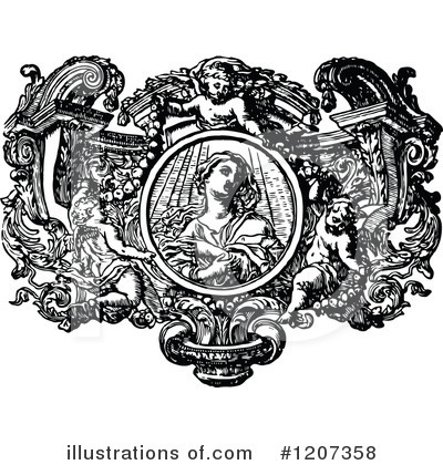 Royalty-Free (RF) Medieval Clipart Illustration by Prawny Vintage - Stock Sample #1207358