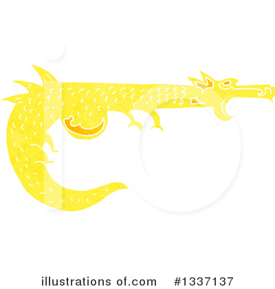 Royalty-Free (RF) Medieval Dragon Clipart Illustration by lineartestpilot - Stock Sample #1337137