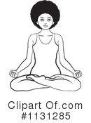 Meditating Clipart #1131285 by Lal Perera