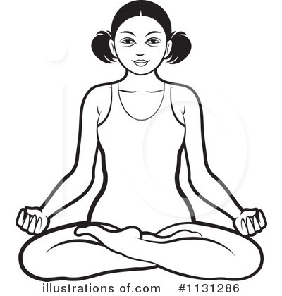 Royalty-Free (RF) Meditating Clipart Illustration by Lal Perera - Stock Sample #1131286