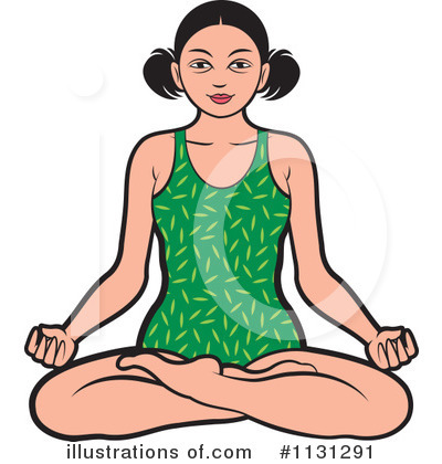 Meditate Clipart #1131291 by Lal Perera