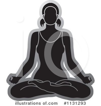 Royalty-Free (RF) Meditating Clipart Illustration by Lal Perera - Stock Sample #1131293