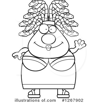 Royalty-Free (RF) Medusa Clipart Illustration by Cory Thoman - Stock Sample #1267902