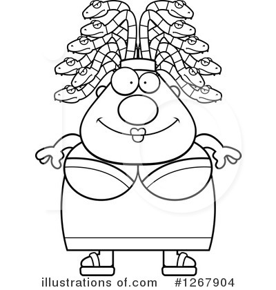 Royalty-Free (RF) Medusa Clipart Illustration by Cory Thoman - Stock Sample #1267904