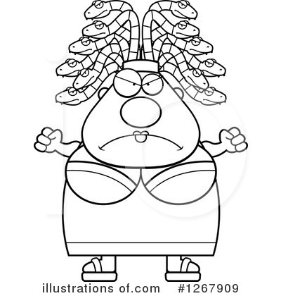 Royalty-Free (RF) Medusa Clipart Illustration by Cory Thoman - Stock Sample #1267909