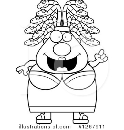 Royalty-Free (RF) Medusa Clipart Illustration by Cory Thoman - Stock Sample #1267911
