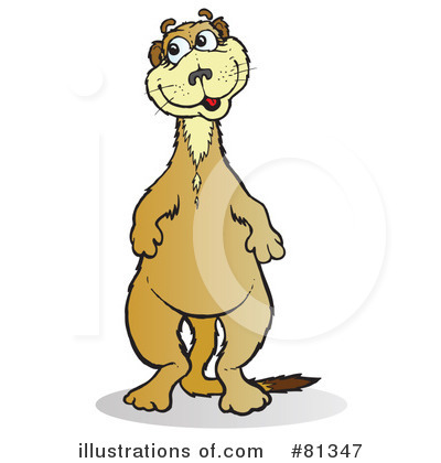 Royalty-Free (RF) Meerkat Clipart Illustration by Snowy - Stock Sample #81347