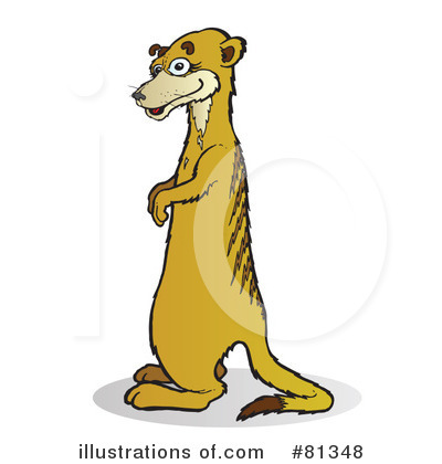 Royalty-Free (RF) Meerkat Clipart Illustration by Snowy - Stock Sample #81348