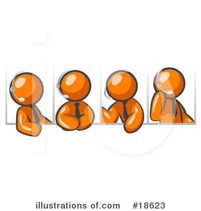 Business Meeting Clipart #18623 by Leo Blanchette