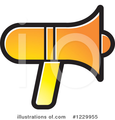Megaphone Clipart #1229955 by Lal Perera
