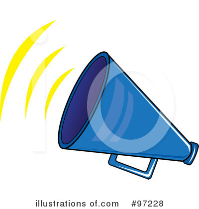 Megaphone Clipart #97228 by Pams Clipart