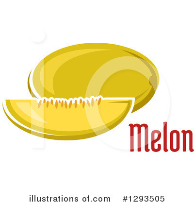 Canary Melon Clipart #1293505 by Vector Tradition SM