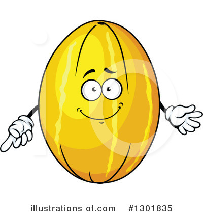 Royalty-Free (RF) Melon Clipart Illustration by Vector Tradition SM - Stock Sample #1301835